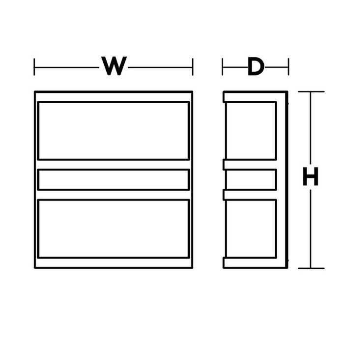 AFX PLZS11MB PLZS Series Plaza 2-lt 11" Wall Sconce