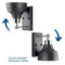 Progress P300039 Bramlett 1-lt 8" Tall Bath Vanity Light