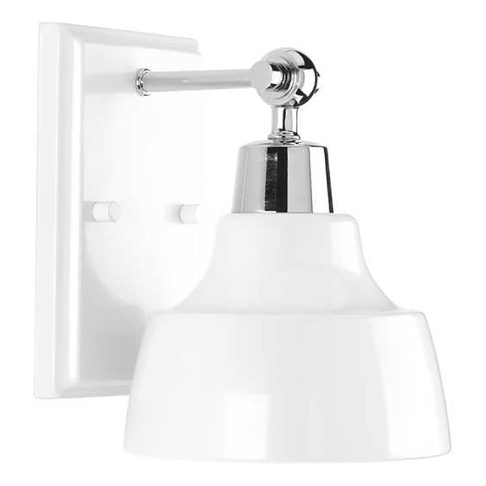 Progress P300039 Bramlett 1-lt 8" Tall Bath Vanity Light