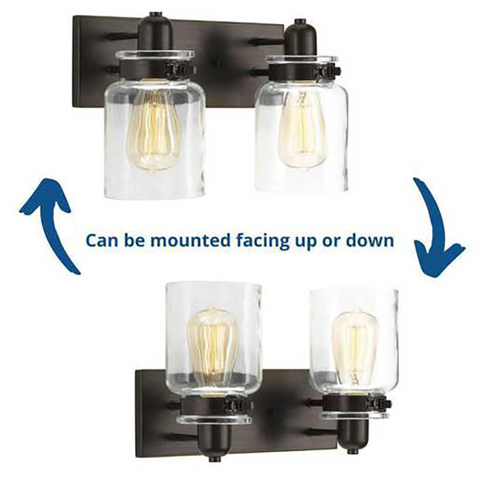 Progress P300046 Calhoun 2-lt 13" Bath Vanity Light
