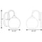 Progress P300084 Carisa 1-lt 10" Tall Bath Vanity Light