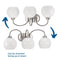 Progress P300086 Carisa 3-lt 25" Bath Vanity Light