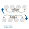 Progress P300087 Carisa 4-lt 33" Bath Vanity Light