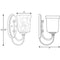 Progress P300253 Bowman 1-lt 10" Tall Bath Vanity Light