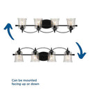 Progress P300256 Bowman 4-lt 34" Bath Vanity Light