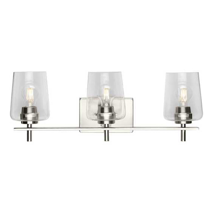 Progress P300362 Calais 3-lt 24" Bath Vanity Light