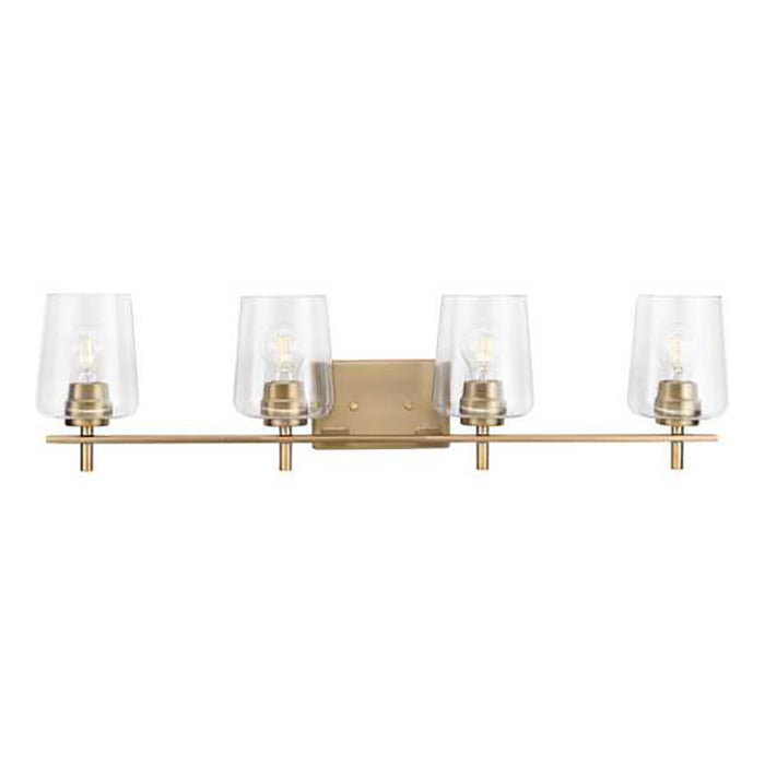 Progress P300363 Calais 4-lt 34" Bath Vanity Light