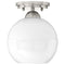 Progress P350075 Carisa 1-lt 7" Flush Mount