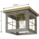 Progress P350197 Hedgerow 1-lt 10" Flush Mount