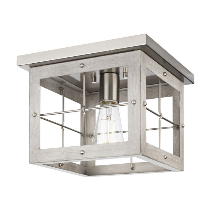 Progress P350197 Hedgerow 1-lt 10" Flush Mount