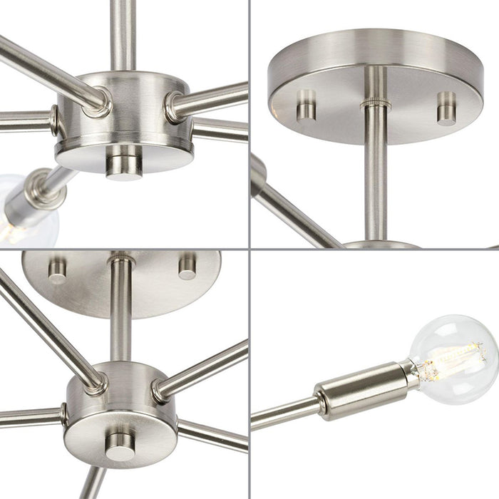 Progress P350219 Delayne 5-lt 16" Semi-Flush Mount