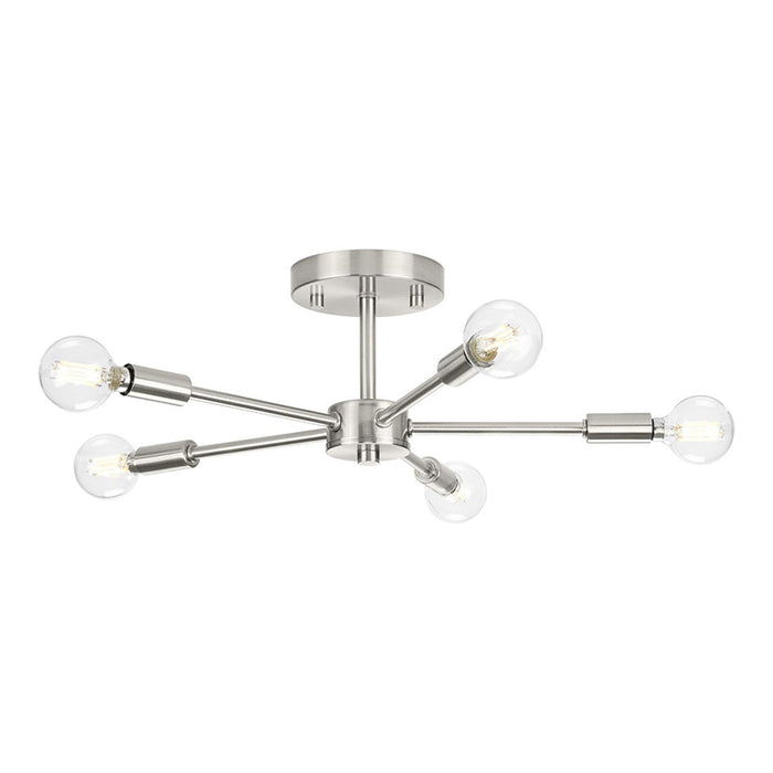 Progress P350219 Delayne 5-lt 16" Semi-Flush Mount