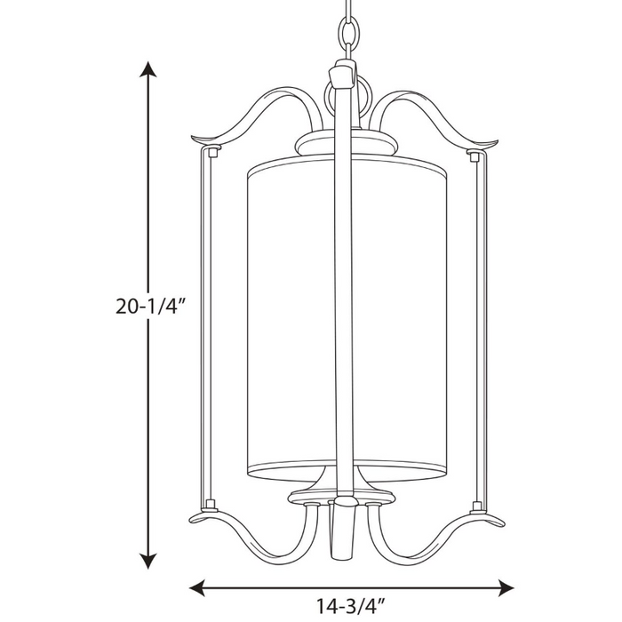 Progress P3799 Inspire 1-lt 15" Pendant