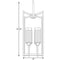 Progress P3977 Alexa 4-lt 18" Foyer Pendant