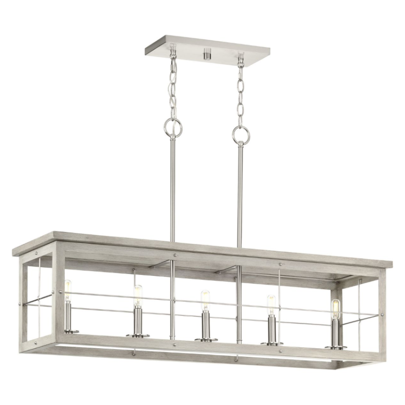 Progress P400254 Hedgerow 5-lt 40" Island Chandelier