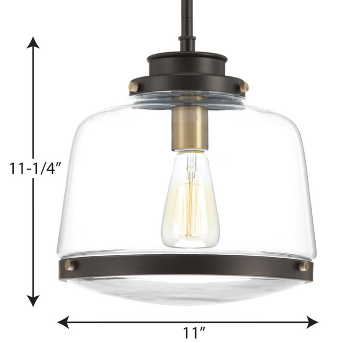 Progress P500061 Judson 1-lt 11" Pendant