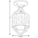 Progress P5044 Caress 1-lt 6" Pendant