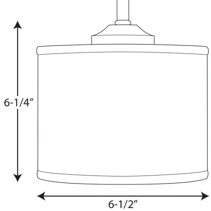 Progress P5065 Inspire 1-lt 7" Pendant