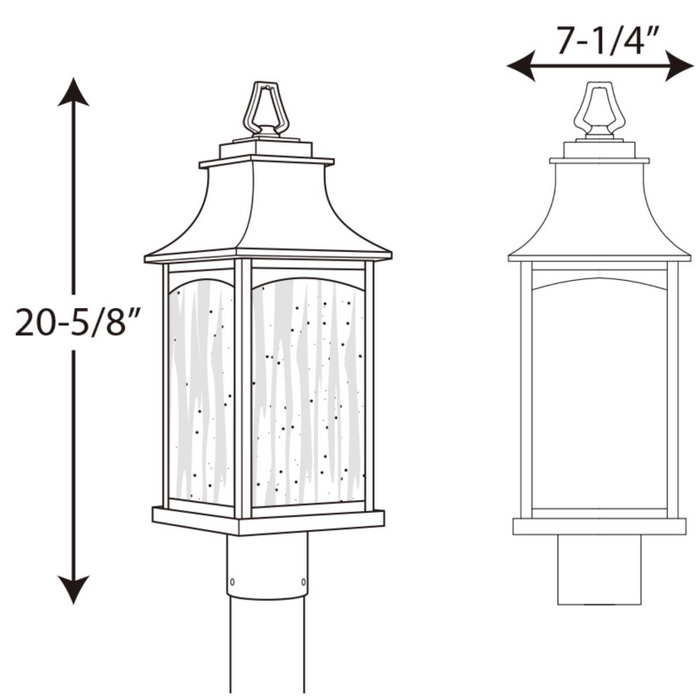 Progress P6432 Maison 2-lt 21" Tall Outdoor Post Lantern