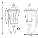 Progress P6632 Crawford 1-lt 29" Tall Outdoor Wall Lantern