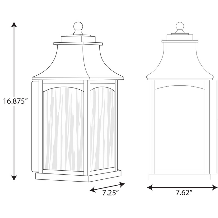 Progress P6635 Maison 1-lt 17" Tall Outdoor Wall Lantern