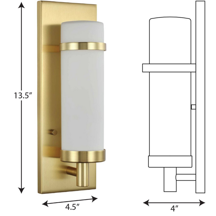 Progress P710087 Hartwick 1-lt 14" Tall Wall Sconce