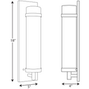 Progress P710088 Hartwick 1-lt 18" Tall Wall Sconce