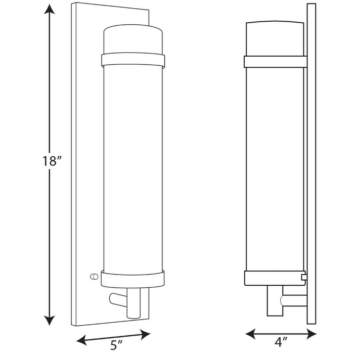 Progress P710088 Hartwick 1-lt 18" Tall Wall Sconce