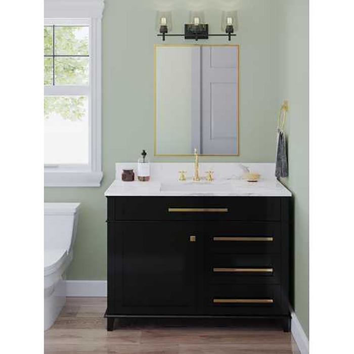 Progress P300362 Calais 3-lt 24" Bath Vanity Light