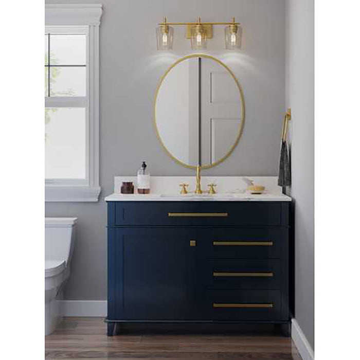 Progress P300362 Calais 3-lt 24" Bath Vanity Light