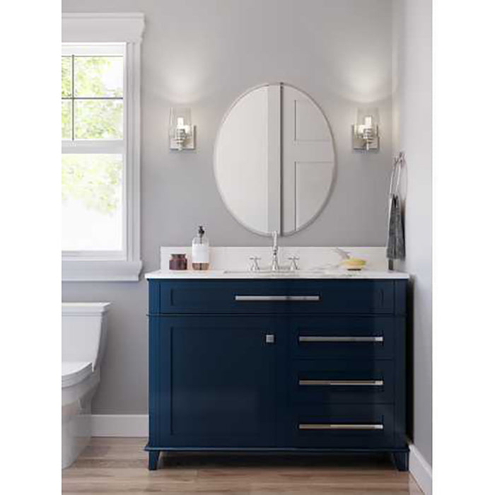 Progress P300360 Calais 1-lt 9" Tall Bath Vanity Light