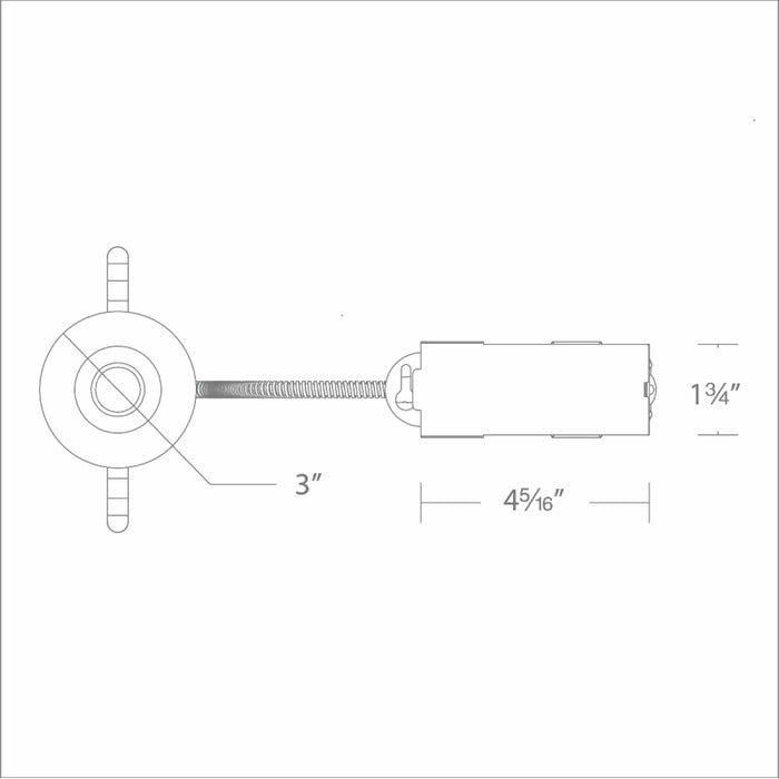 WAC R1BRD-08 Ocularc 1.0 8W 1" Round Open Reflector