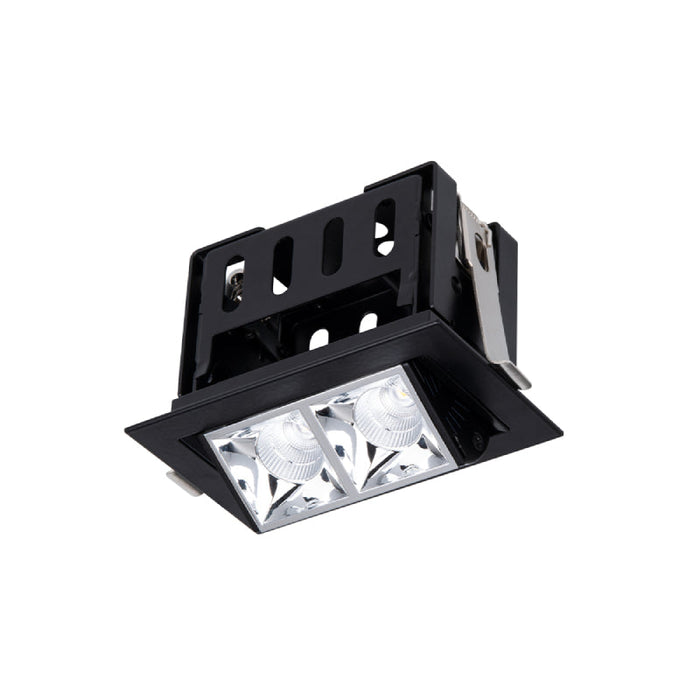 WAC R1GAT02-S Multi Stealth 2 Cell Adjustable Trim, 16° Beam