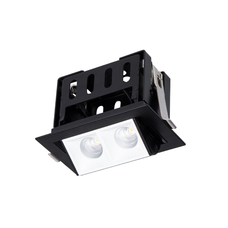 WAC R1GAT02-S Multi Stealth 2 Cell Adjustable Trim, 16° Beam