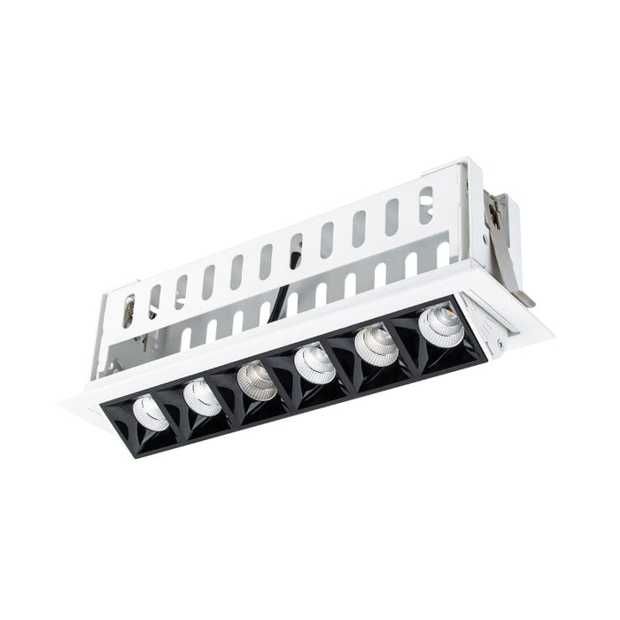 WAC R1GAT06-S Multi Stealth 6 Cell Adjustable Trim, 16° Beam