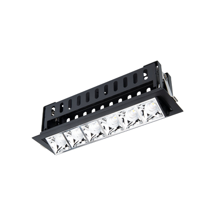 WAC R1GAT06-F Multi Stealth 6 Cell Adjustable Trim, 45° Beam