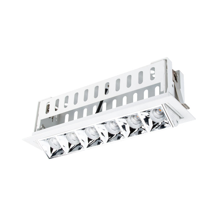 WAC R1GAT06-F Multi Stealth 6 Cell Adjustable Trim, 45° Beam