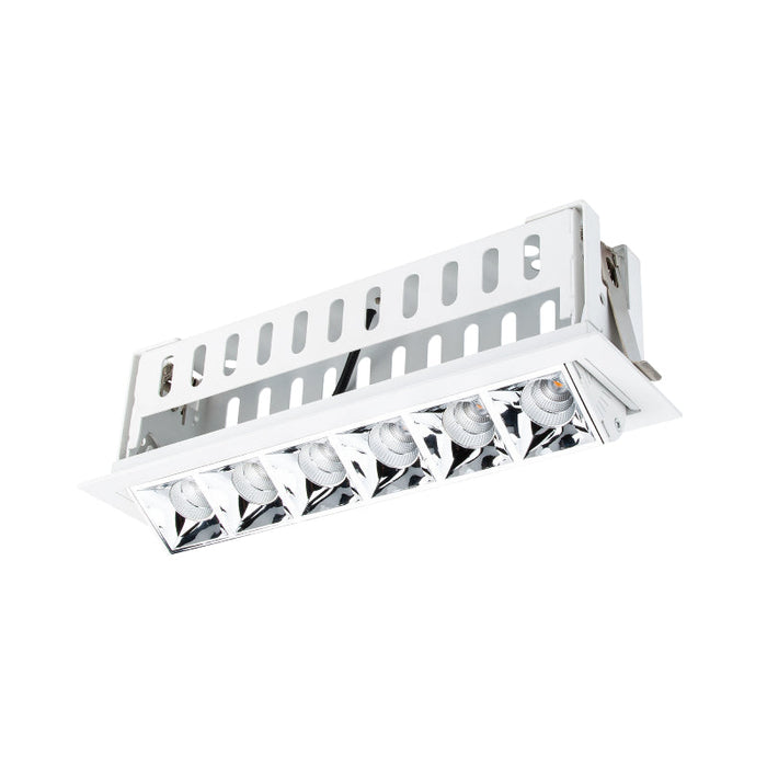 WAC R1GAT06-S Multi Stealth 6 Cell Adjustable Trim, 16° Beam