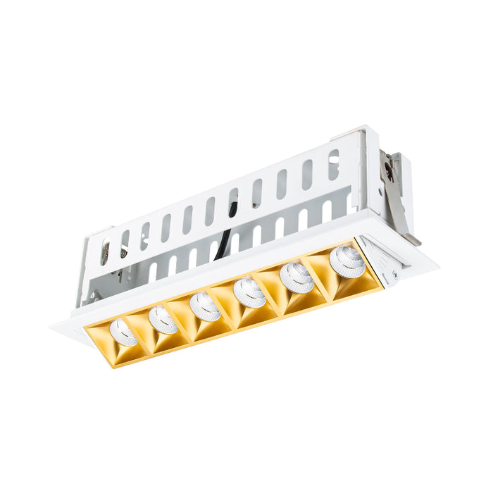WAC R1GAT06-F Multi Stealth 6 Cell Adjustable Trim, 45° Beam