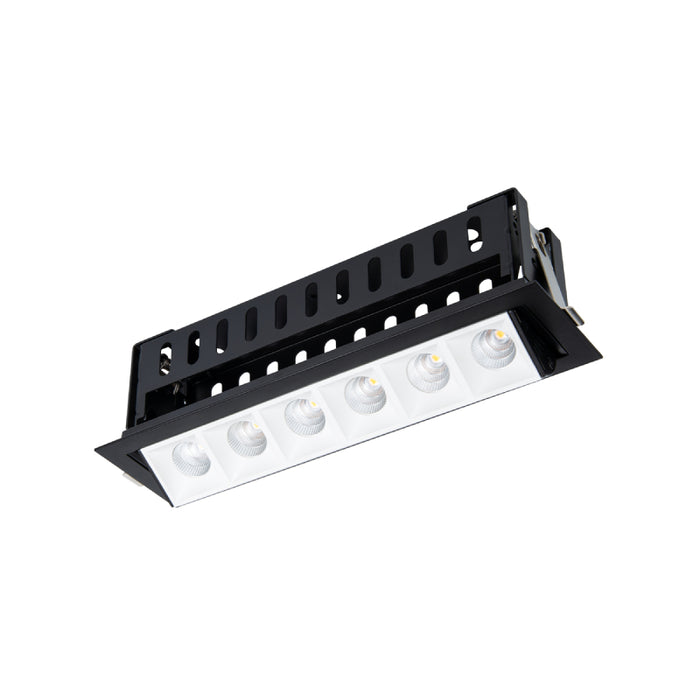 WAC R1GAT06-F Multi Stealth 6 Cell Adjustable Trim, 45° Beam