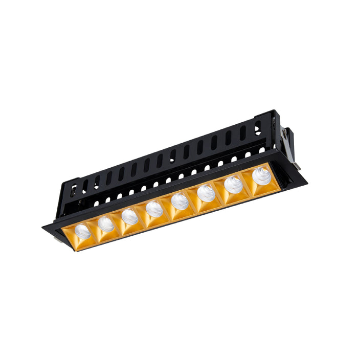 WAC R1GAT08-F Multi Stealth 8 Cell Adjustable Trim, 45° Beam