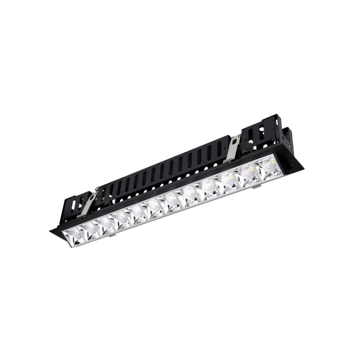 WAC R1GAT12-F Multi Stealth 12 Cell Adjustable Trim, 45° Beam