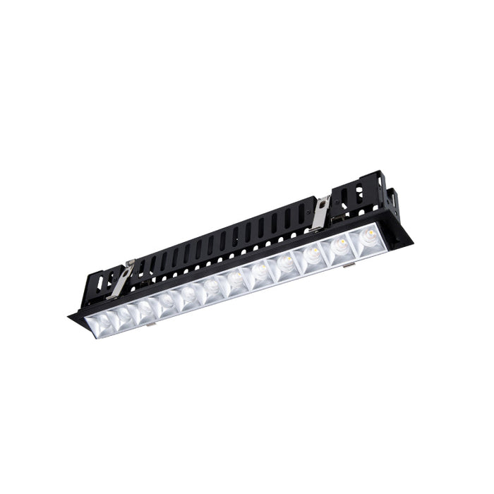 WAC R1GAT12-S Multi Stealth 12 Cell Adjustable Trim, 16° Beam