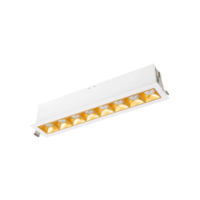 WAC R1GDT08-F Multi Stealth 8 Cell Downlight Trim, 45° Beam