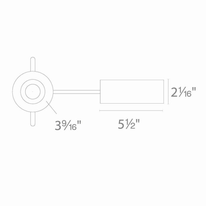 WAC R2BRA-11 Ocularc 2.0 11W 2" Round 0° - 35° Adjustable Downlight