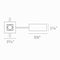 WAC R2BSA Ocularc 2.0 9W 2" Square 0° - 35° Adjustable Downlight