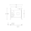 WAC R2FBFT-1-EM FQ 2" 15W New Construction Frame-In Trimmed Housing with Emergency Backup Battery
