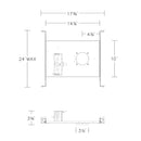 WAC R2FBFT-2 FQ 2" 21W New Construction Frame-In Trimmed Housing