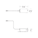WAC R2FBRT 2" 21W Remodel Housing Trimmed