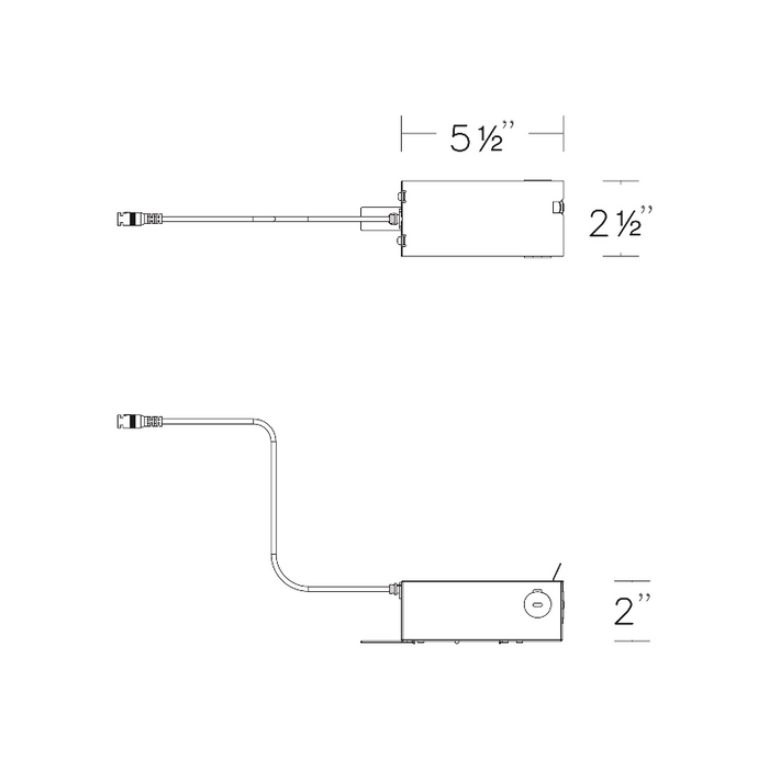 WAC R2FBRT 2" 21W Remodel Housing Trimmed